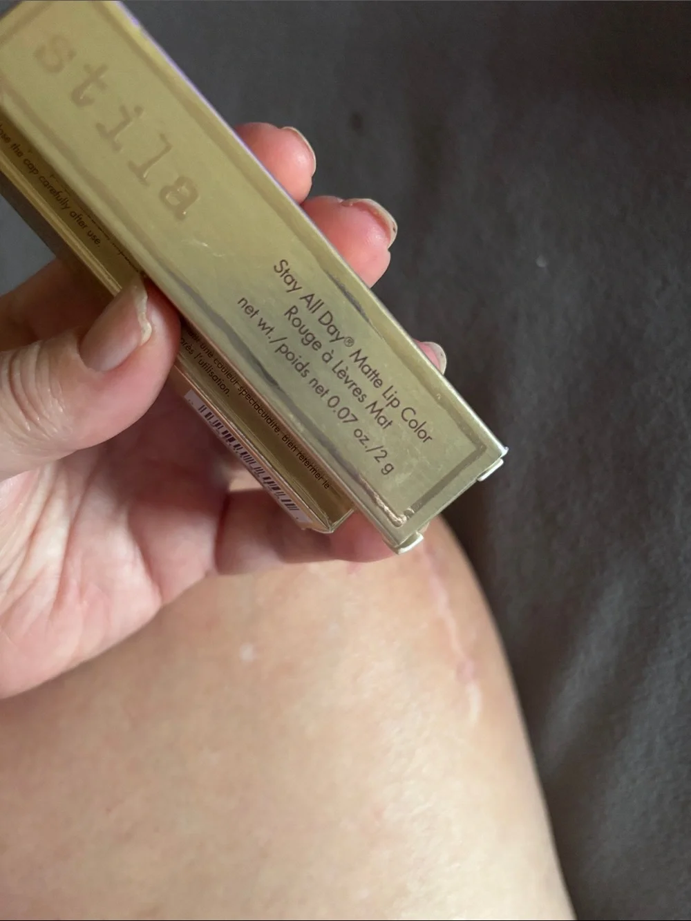 Stila Stay All Day Matte Lip Color - Gold Packaging